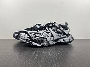 	 Balenciaga Men's Track 3 Graffiti Sneakers in Black - 1