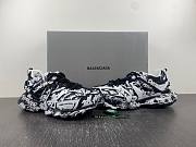 	 Balenciaga Men's Track 3 Graffiti Sneakers in Black - 5