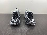 	 Balenciaga Men's Track 3 Graffiti Sneakers in Black - 3