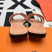 Hermès Oran rhinestone sandals Pink - 5