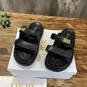 DIORACT SLIDE Black Lambskin KCQ718LAB_S900