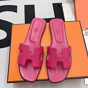 Hermes Oran sandal Rose Magenta H202272Z 75345 - 1