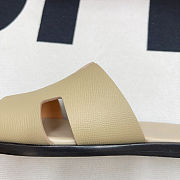 Hermes Leather Sandal Beige - 6