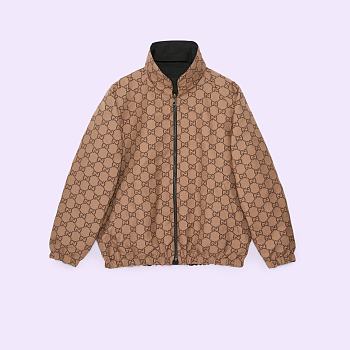 	 GUCCI REVERSIBLE POPLIN JACKET
