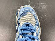 	 Balenciaga Lace Up Runner Sneaker Blue 677403 W3RB2 9744 - 3