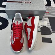 Prada America's Cup sneakers in red - 1