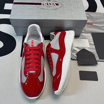 Prada America's Cup sneakers in red