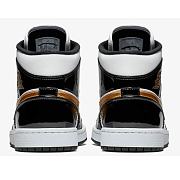 	 Air Jordan 1 Mid Patent 'Black Gold' 852542-007 - 2