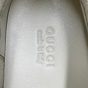 GUCCI WOMEN'S SCREENER SNEAKER Brown and blue GG canvas with crystals - 5