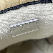 GUCCI WOMEN'S SCREENER SNEAKER Brown and blue GG canvas with crystals - 6