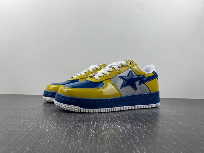 A Bathing Ape Bape Sta Nostalgic Blue Yellow 1180191006 - 1