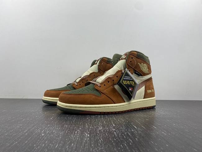 Air Jordan 1 Element Gore-Tex Tan Olive DB2889-100 - 1