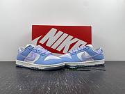 Nike Dunk Low Blue Airbrush Canvas FN0323-400 - 3