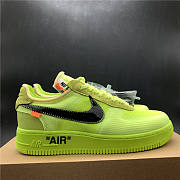 OFF-WHITE X AIR FORCE 1 Fluorescent Green AO4606-700 - 2