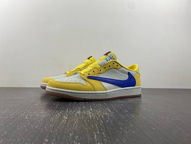 Travis Scott x Air Jordan 1 Low OG “Canary” DZ4137-700 - 1