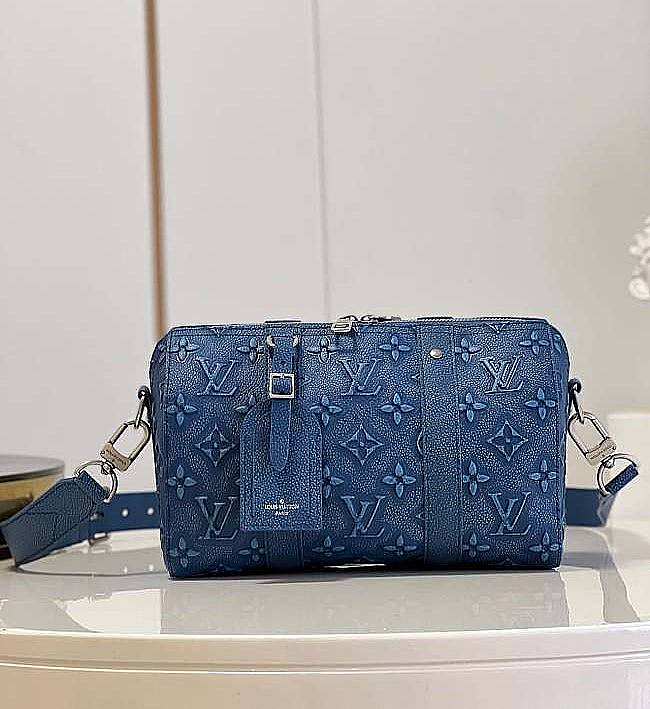 LV Soft Trunk Wallet Blue -22.5x14x5CM - 1