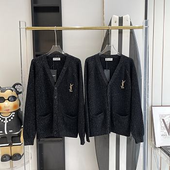 BLACK SAINT LAURENT CARDIGAN