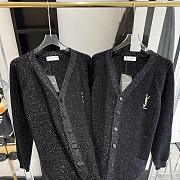 BLACK SAINT LAURENT CARDIGAN - 6