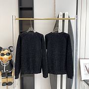 BLACK SAINT LAURENT CARDIGAN - 2