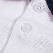 Moncler logo-patch polo shirt/Black - 2