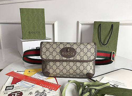 GUCCI Neo Vintage GG Supreme Belt Bag-24x16.5x4CM - 1