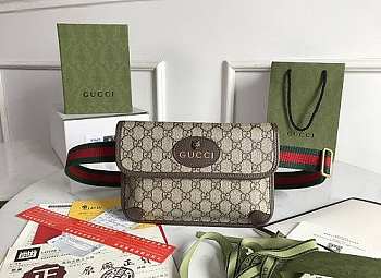 GUCCI Neo Vintage GG Supreme Belt Bag-24x16.5x4CM