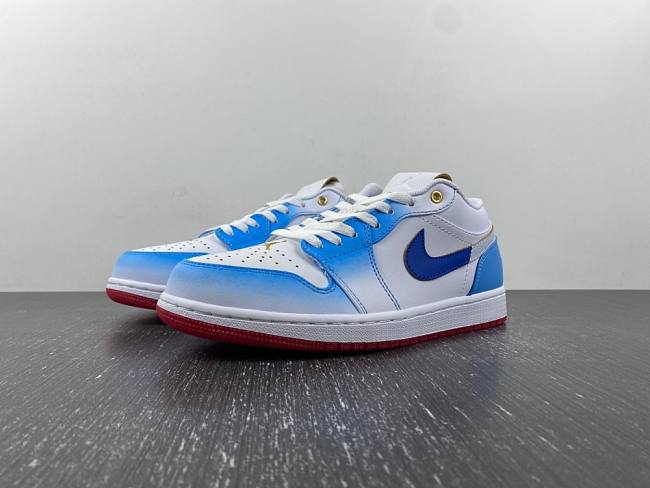 Air Jordan 1 Low SE University Blue Gradient (GS) FN8895-141 - 1
