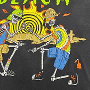 Skeleton beacj T shirt black  - 2