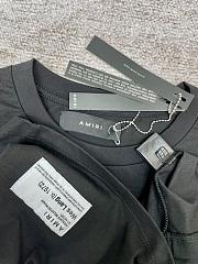 Amiri red logo Black T shirt - 4