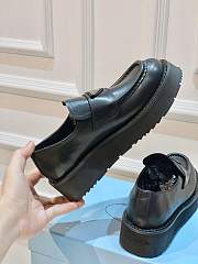 Prada Chocolate brushed leather loafers Black - 2