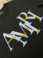 Amiri rainbow black T shirt - 3