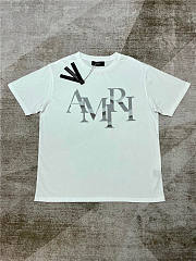  Amiri rainbow white T shirt - 1