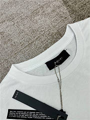  Amiri rainbow white T shirt - 2