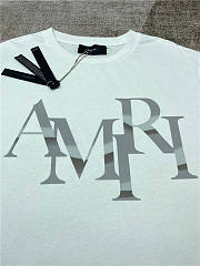  Amiri rainbow white T shirt - 4