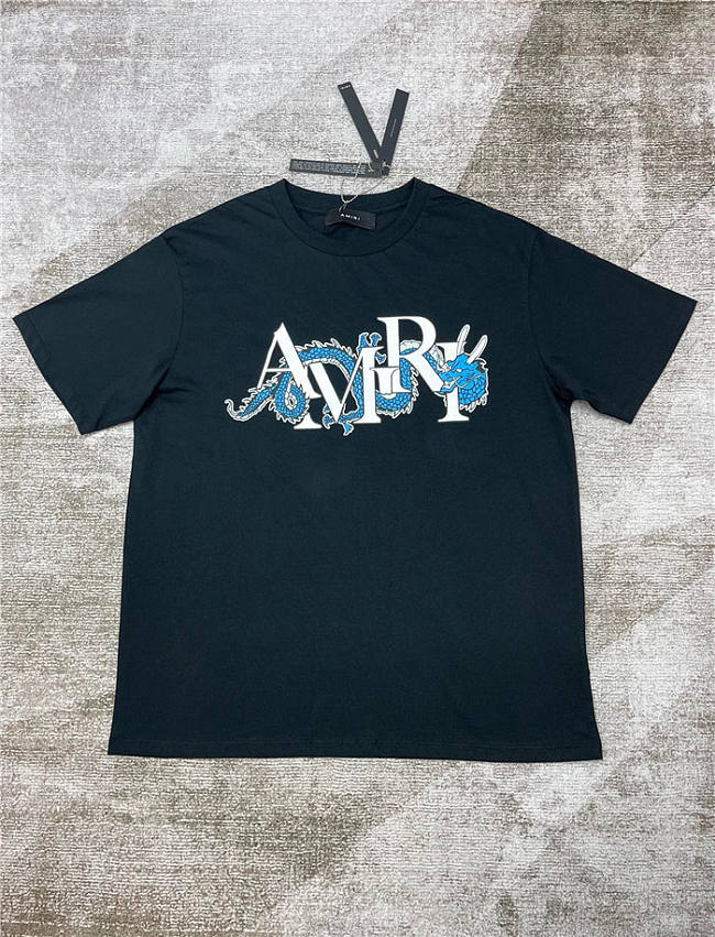 Amiri Dragon logo T shirt - 1