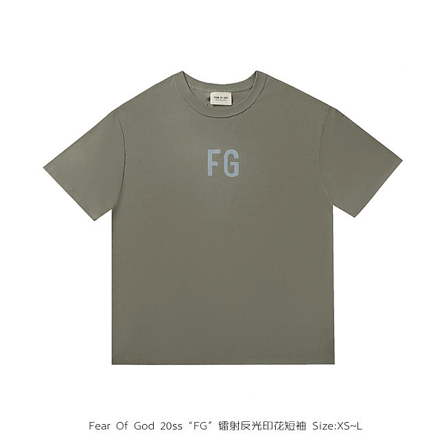 Fear Of God Olive  T-Shirt - buy 3 get 1 free - 1
