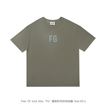 Fear Of God Olive  T-Shirt - buy 3 get 1 free