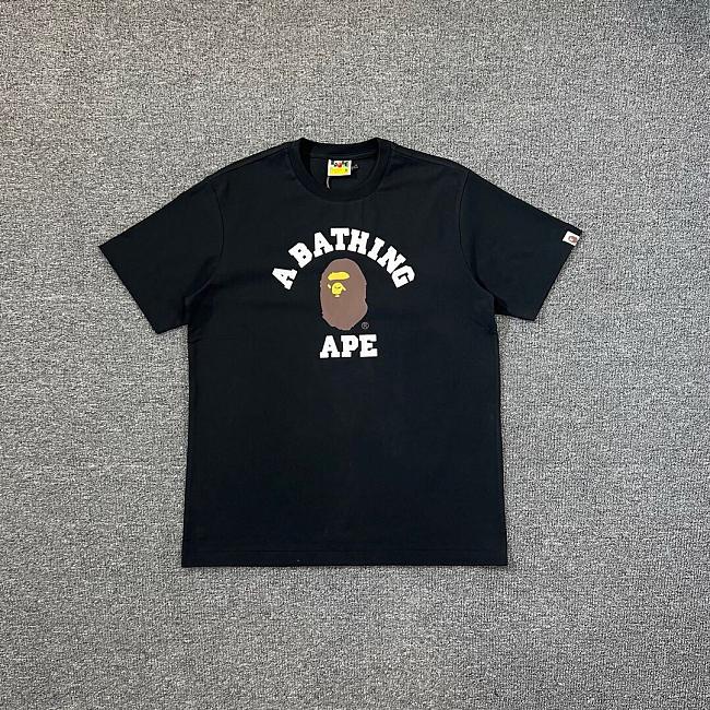A Bathing Ape Bape black T shirt - 1