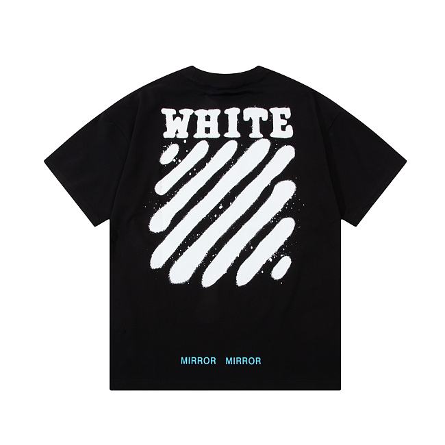 Off white black T shirt - 31935  - 1