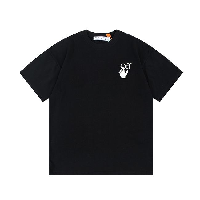 Off white black T shirt - 31948  - 1