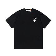 Off white black T shirt - 31948  - 1