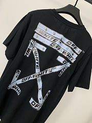 Off-white logo black T shirt - 8DBA - 1