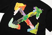 Off-white logo black T shirt  8A - 3