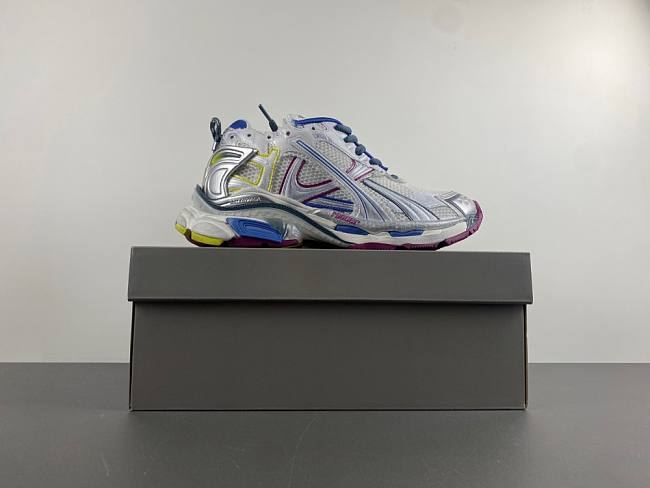 Balenciaga Silver Blue Wine Red - 772774-W3RNY-0328  - 1