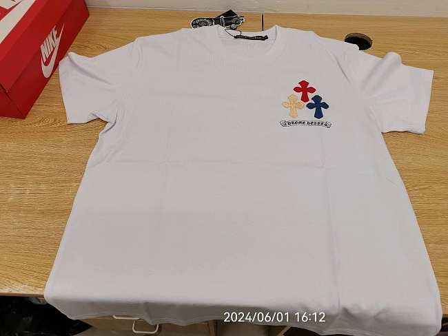 Chrome heart multi color T shirt  - 1