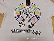 Chrome heart multi color T shirt  - 6