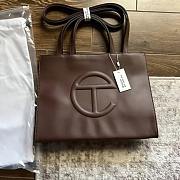 Telfar Shopping Bag Medium Chocolate - 27*38*13cm - 3