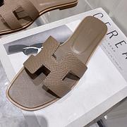 Hermes Oran sandal chocolate - 5