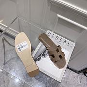 Hermes Oran sandal chocolate - 4