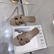 Hermes Oran sandal chocolate - 3